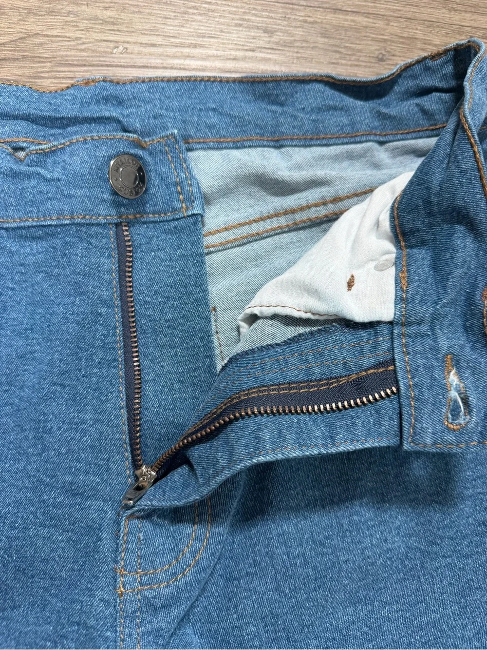 Men's M Tailor Straight Leg Stretch Jeans Blue Denim Approx W30 L28